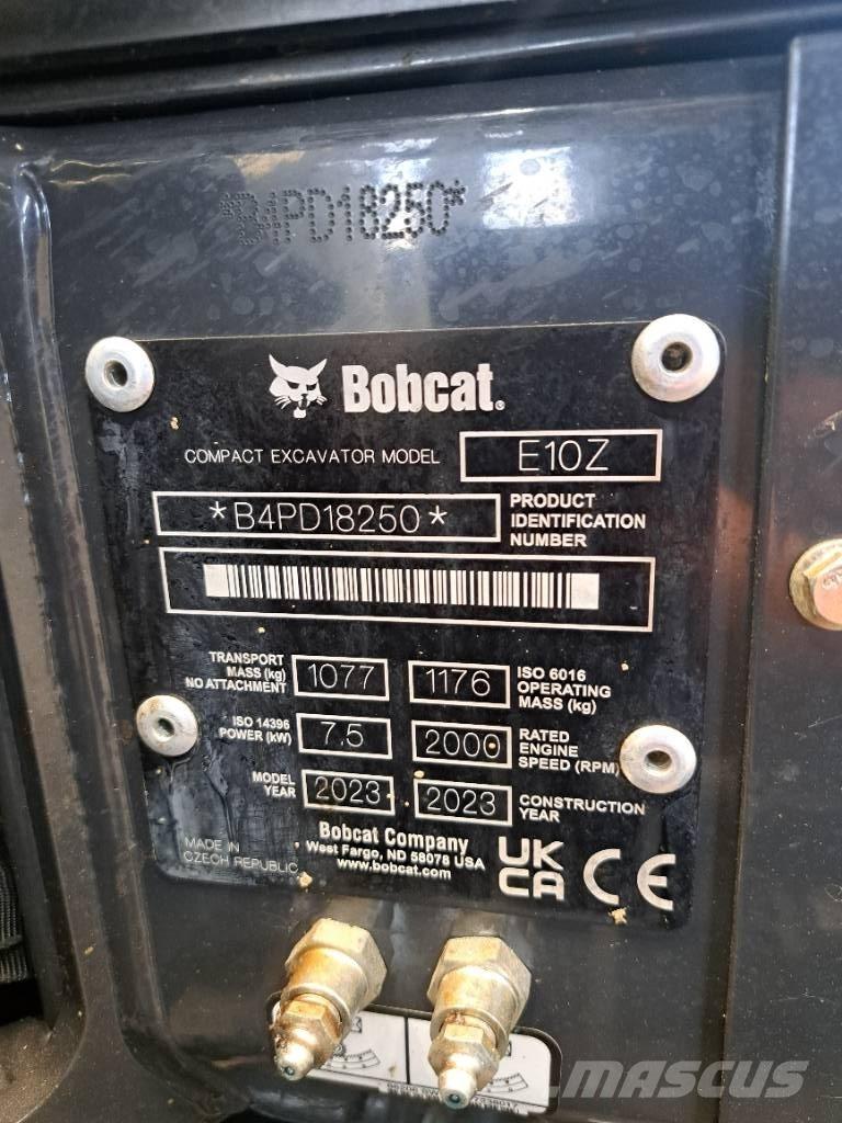 Bobcat E10Z Mini excavators < 7t (Mini diggers)