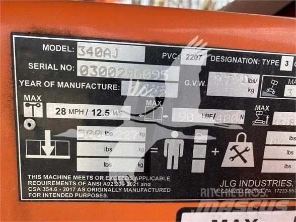 JLG 340AJ Articulated boom lifts