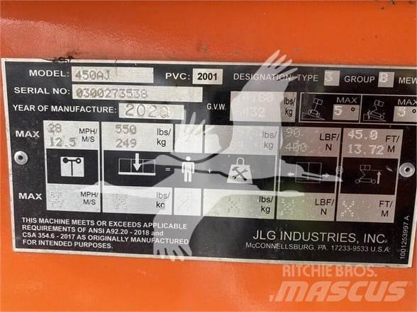 JLG 450AJ Articulated boom lifts