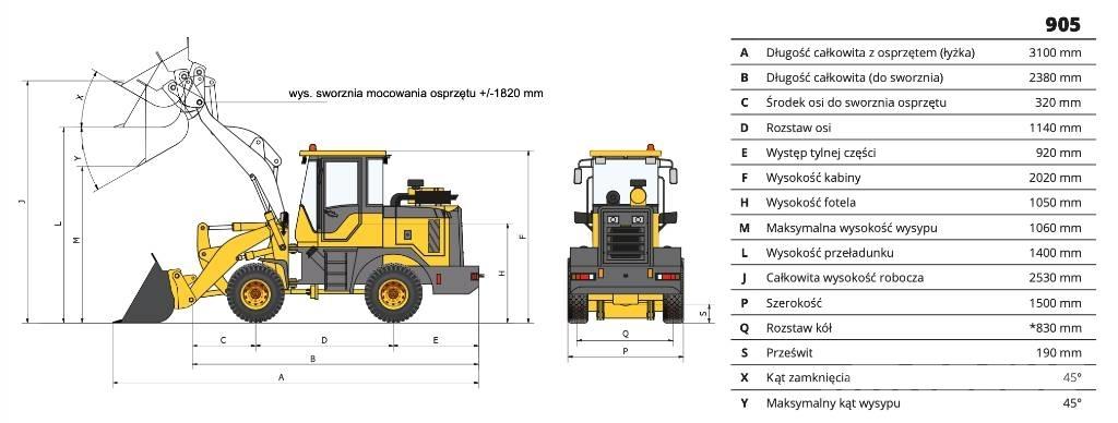 Günstig 905 Telehandlers