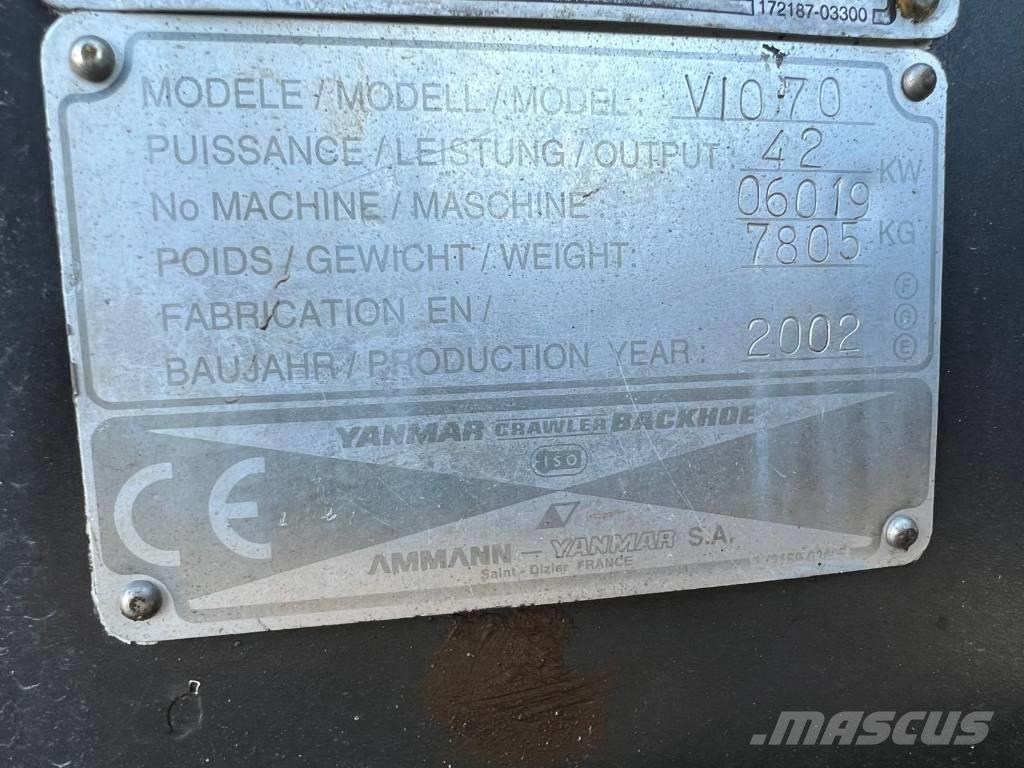 Yanmar Vio 70 Crawler excavators