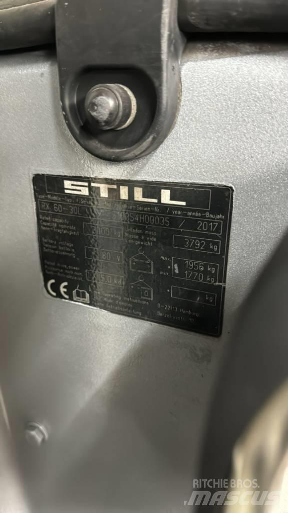 Still RX 60-30 Electric forklift trucks