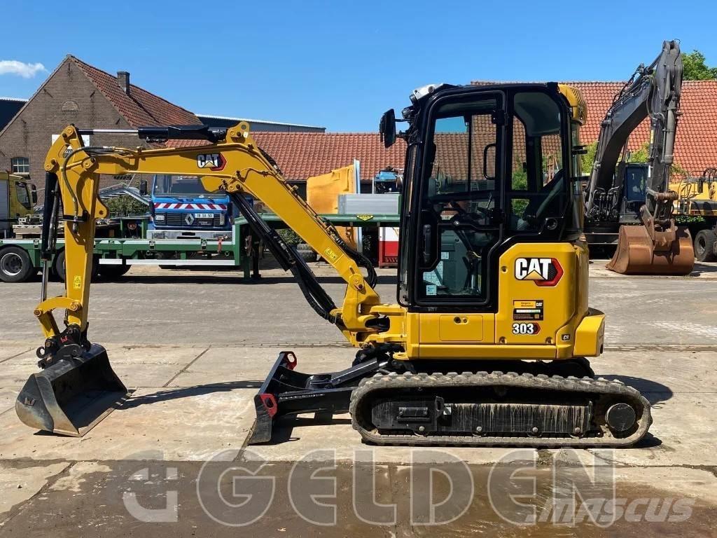 CAT 303 - 3 Buckets Mini excavators < 7t (Mini diggers)