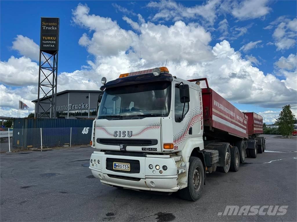 Sisu E11M-420 8X4 Tipper trucks