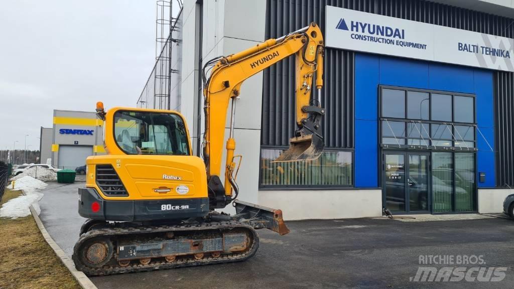 Hyundai R80CR-9A Mini excavators  7t - 12t