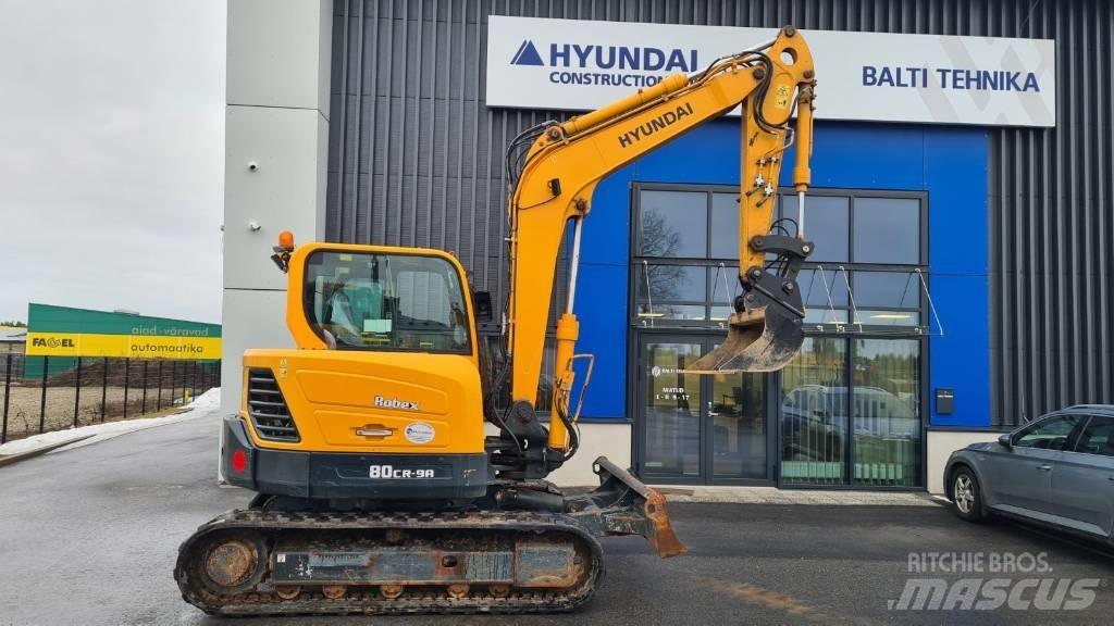 Hyundai R80CR-9A Mini excavators  7t - 12t