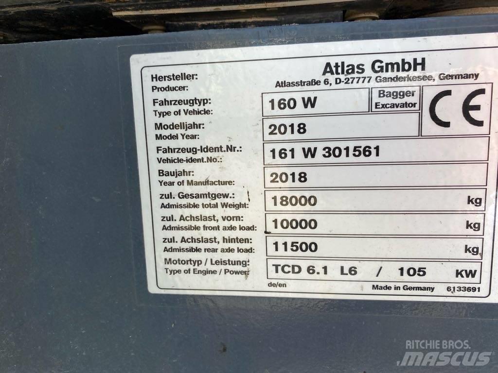  Altas 160 W Wheeled excavators