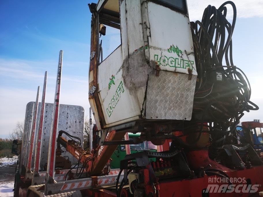 Scania 124 Truck mounted cranes