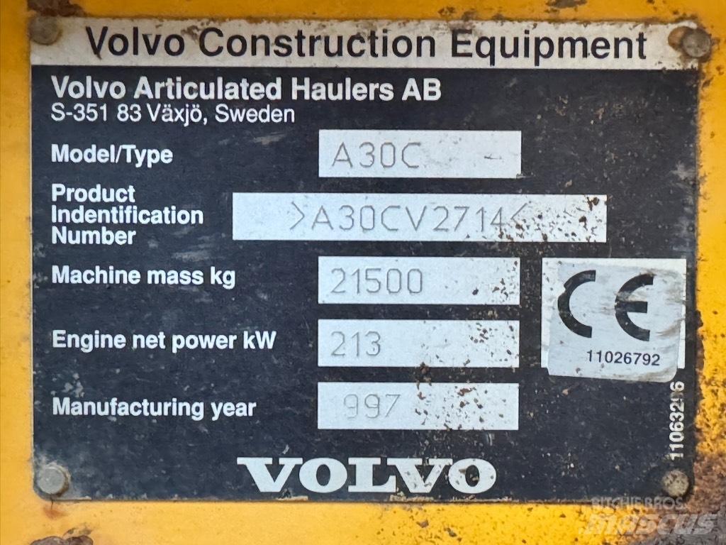 Volvo A 30 C Articulated Haulers