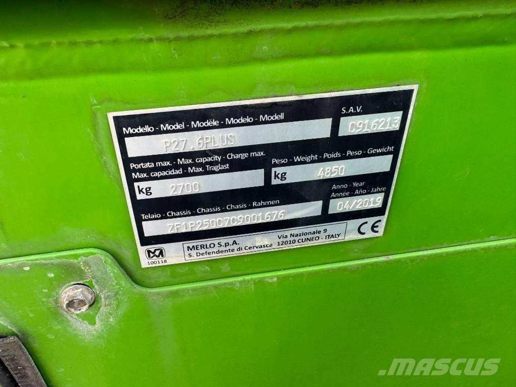 Merlo P27.6 Plus Telescopic handlers
