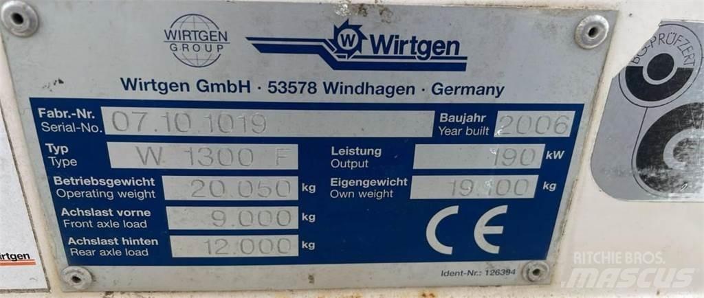 Wirtgen W 1300 F Asphalt cold milling machines