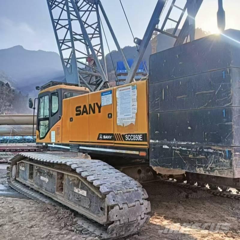 Sany SCC 750 E Track mounted cranes