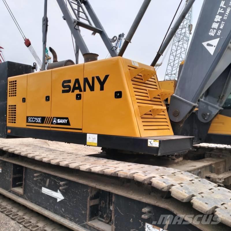 Sany SCC 750 E Track mounted cranes