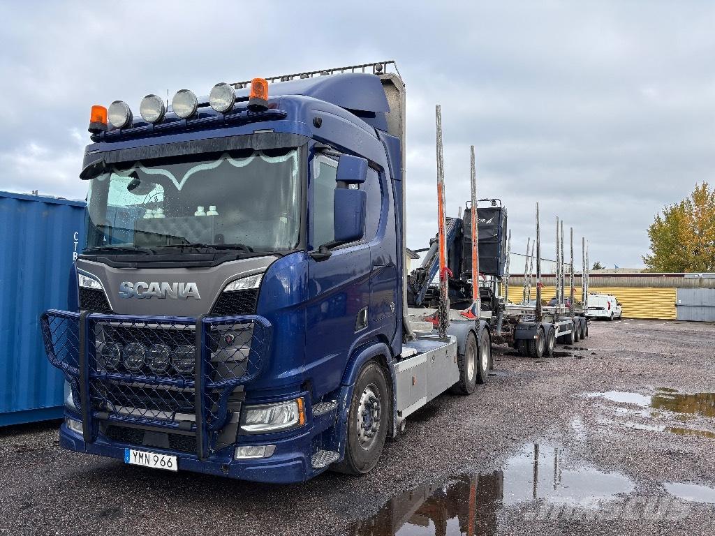 Scania R650B6X4NB Timber trucks