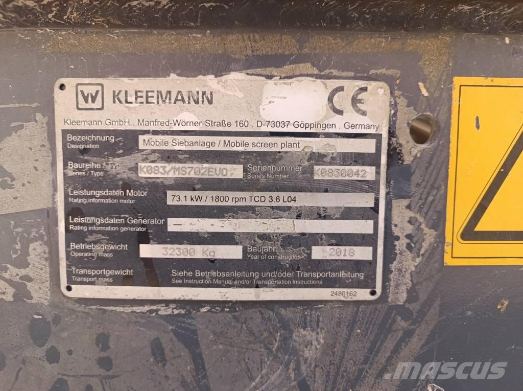 Kleemann MS 702 Evo Mobile screeners