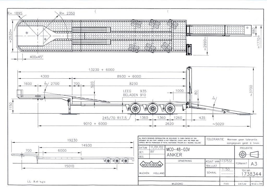 Nooteboom MCO-48-03V Low loader-semi-trailers