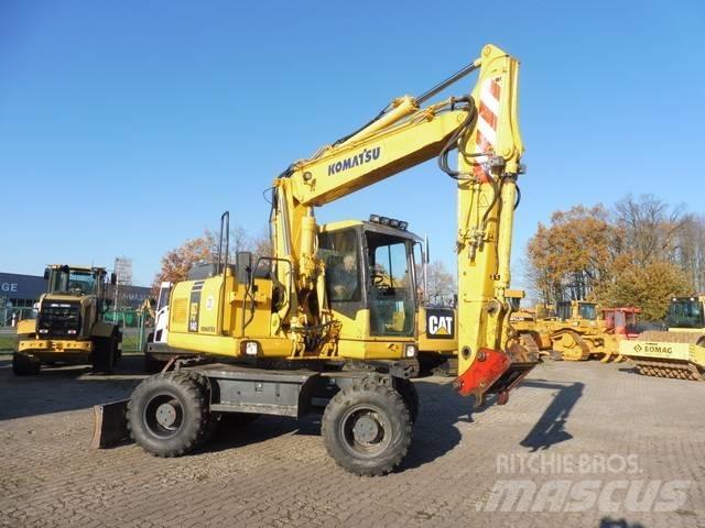 Komatsu PW 140-7 Wheeled excavators