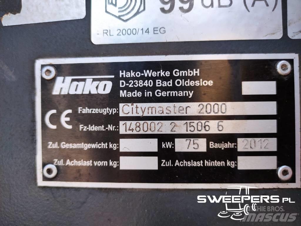 Hako Citymaster 2000 Sweepers