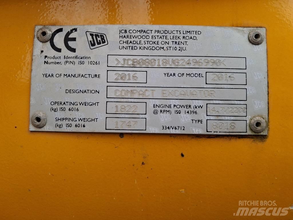 JCB 8018 CTS Mini excavators < 7t (Mini diggers)
