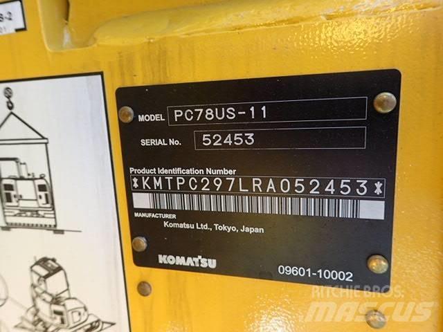 Komatsu PC78US-11 Crawler excavators
