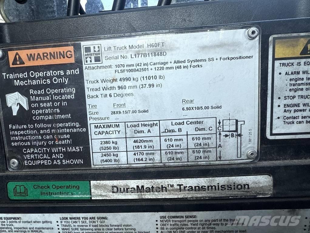 Hyster H 60 FT Other