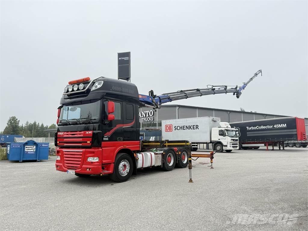 DAF XF105.510 6X4 Truck mounted cranes
