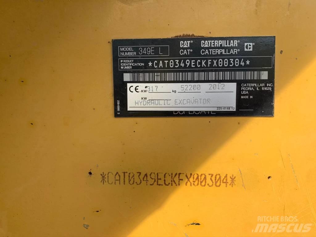 CAT 349 E Crawler excavators