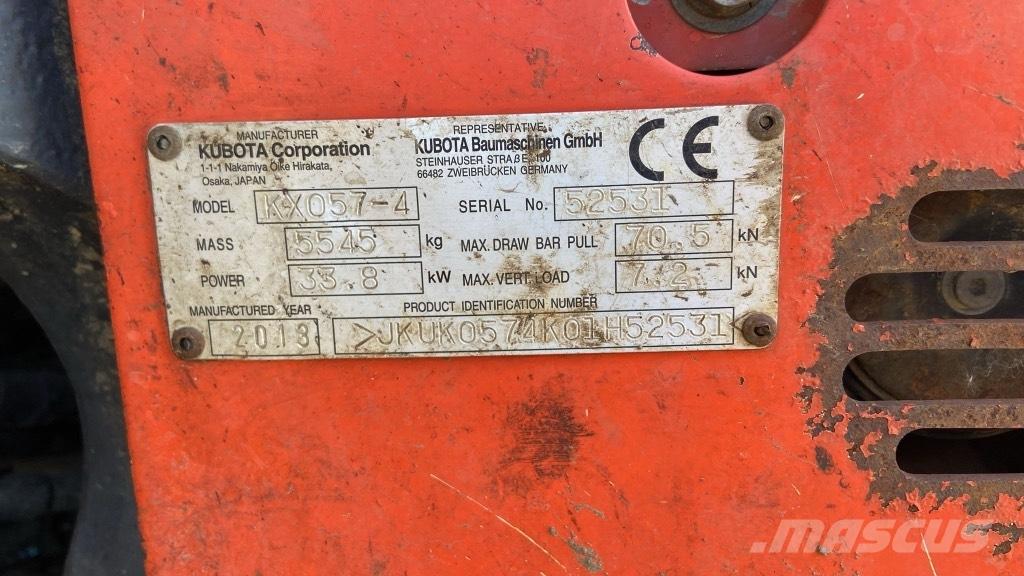 Kubota KX 057-4 Mini excavators < 7t (Mini diggers)