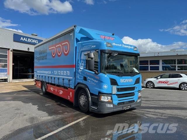 Scania P 370 Curtain sider trucks