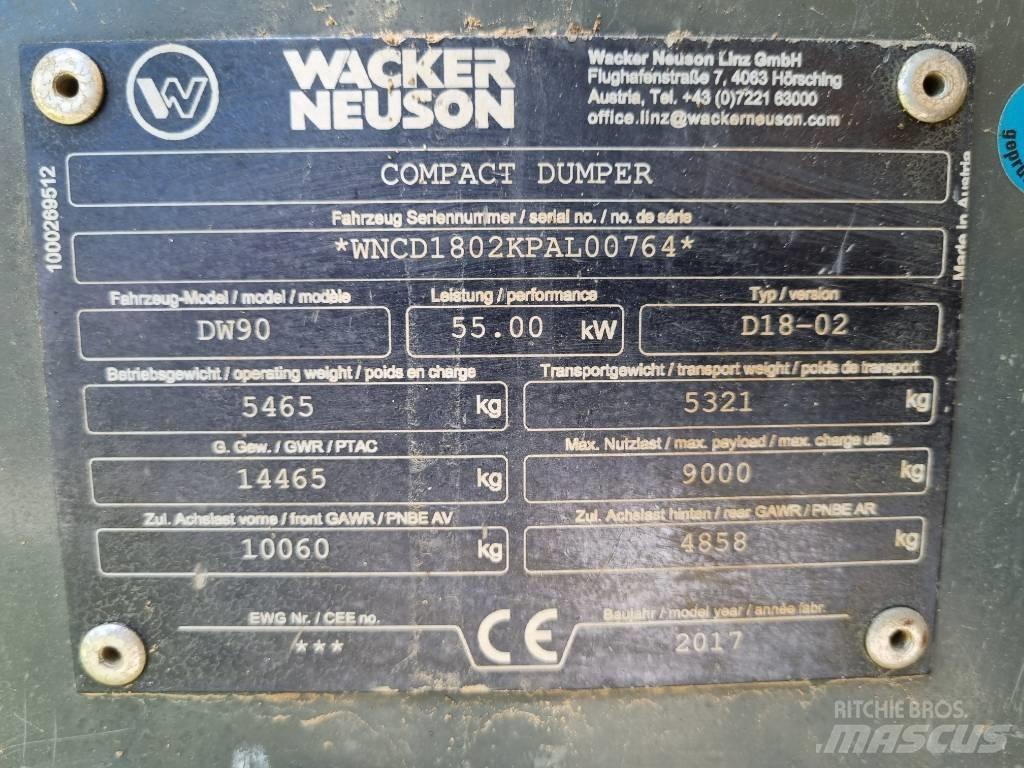 Wacker Neuson DW 90 Site dumpers