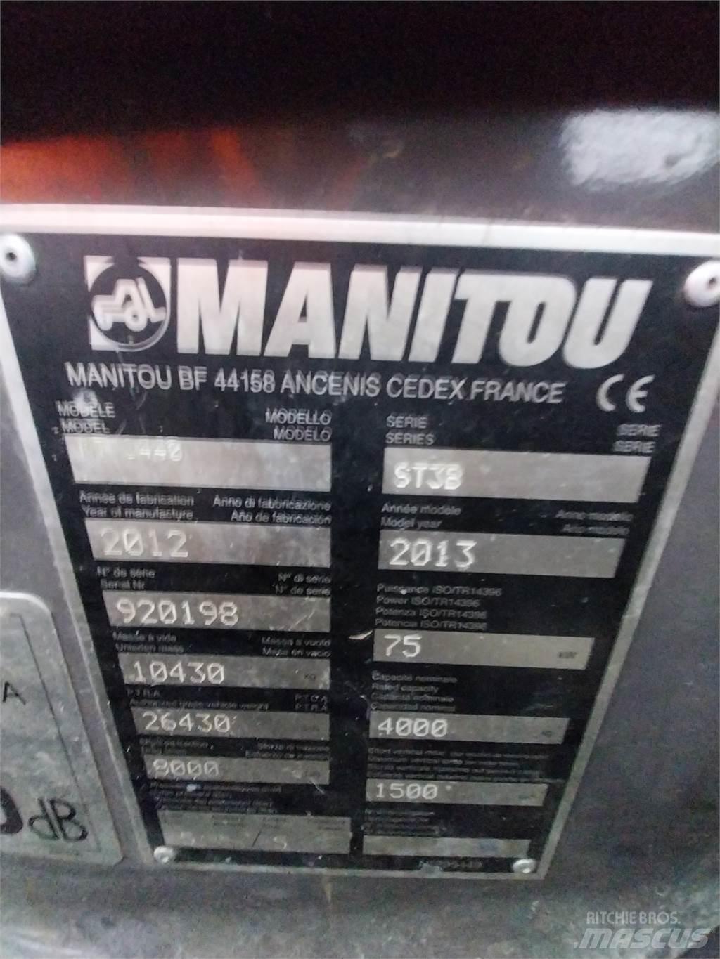 Manitou MT1440 Telescopic handlers