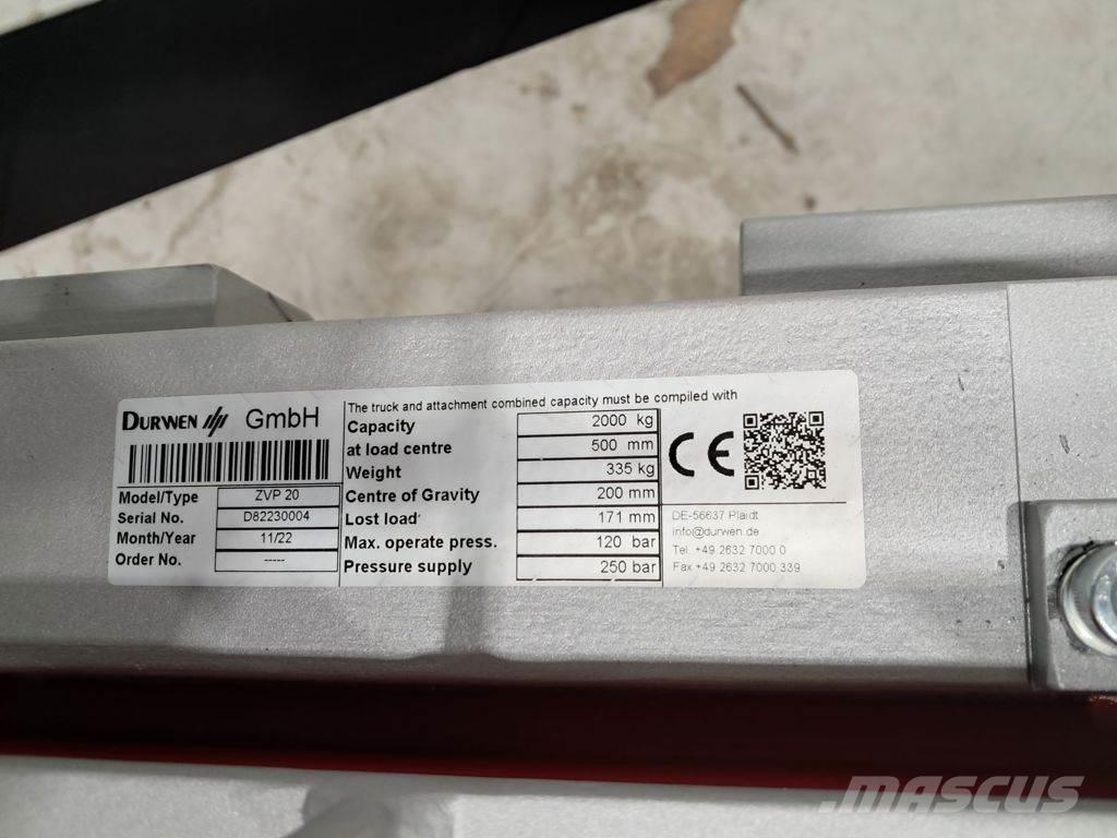 Durwen ZVP20 Fork clamps
