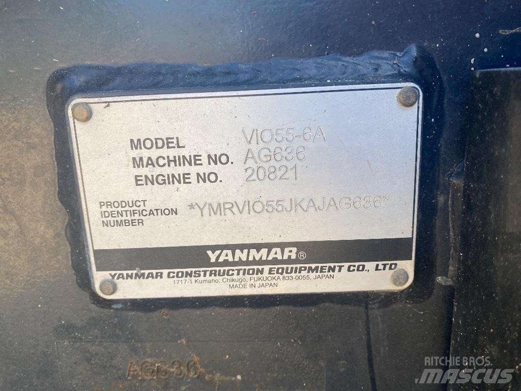 Yanmar Vio 55-6 A Mini excavators < 7t (Mini diggers)