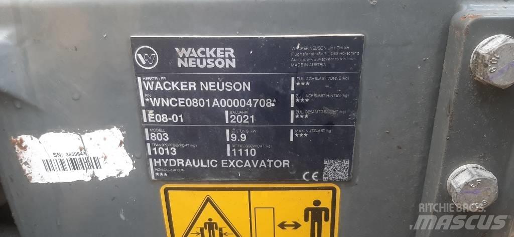 Wacker Neuson 803 Crawler excavators