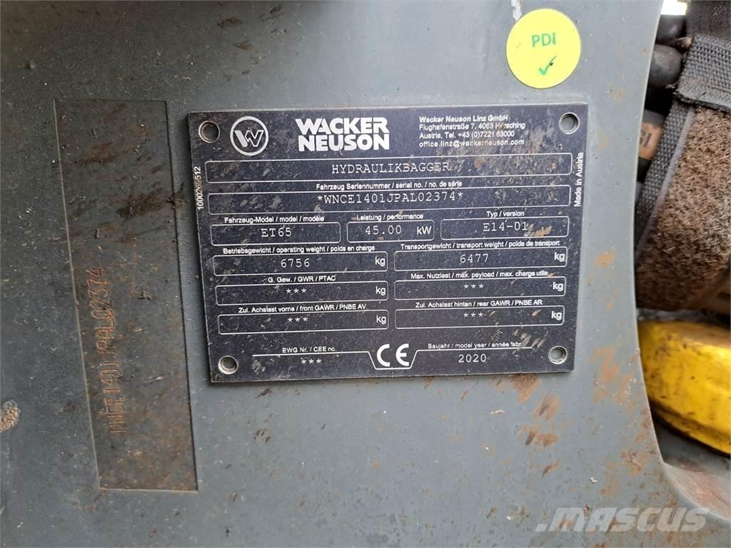 Wacker Neuson ET65 Crawler excavators