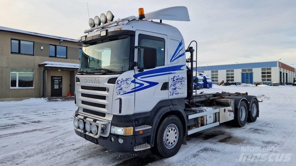 Scania R500 6X4 Hook lift trucks