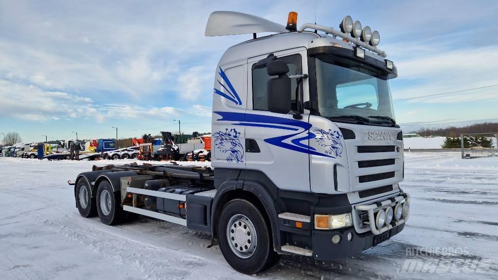 Scania R500 6X4 Hook lift trucks
