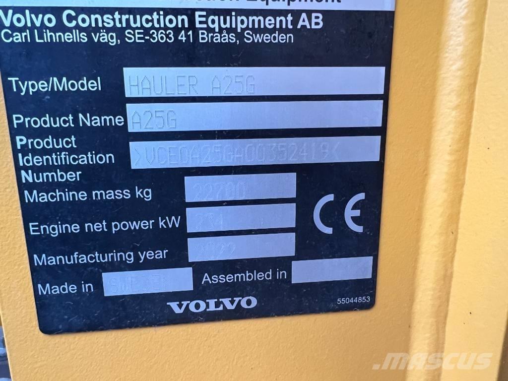 Volvo A25G Articulated Haulers