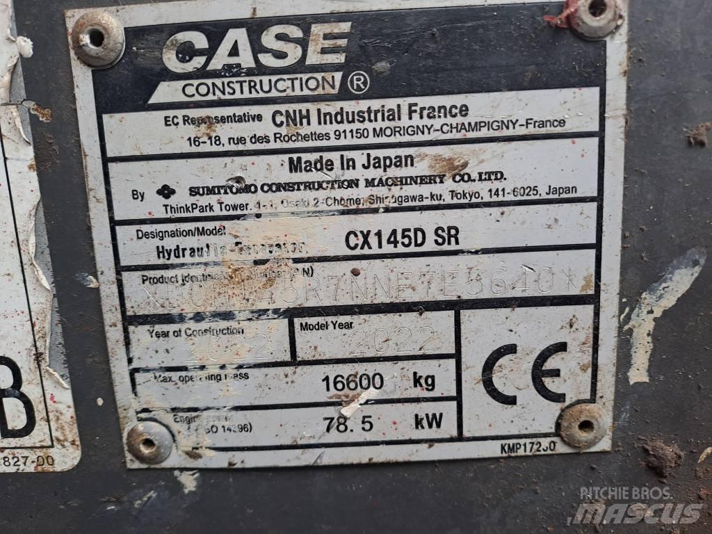 CASE CX145D SR Crawler excavators