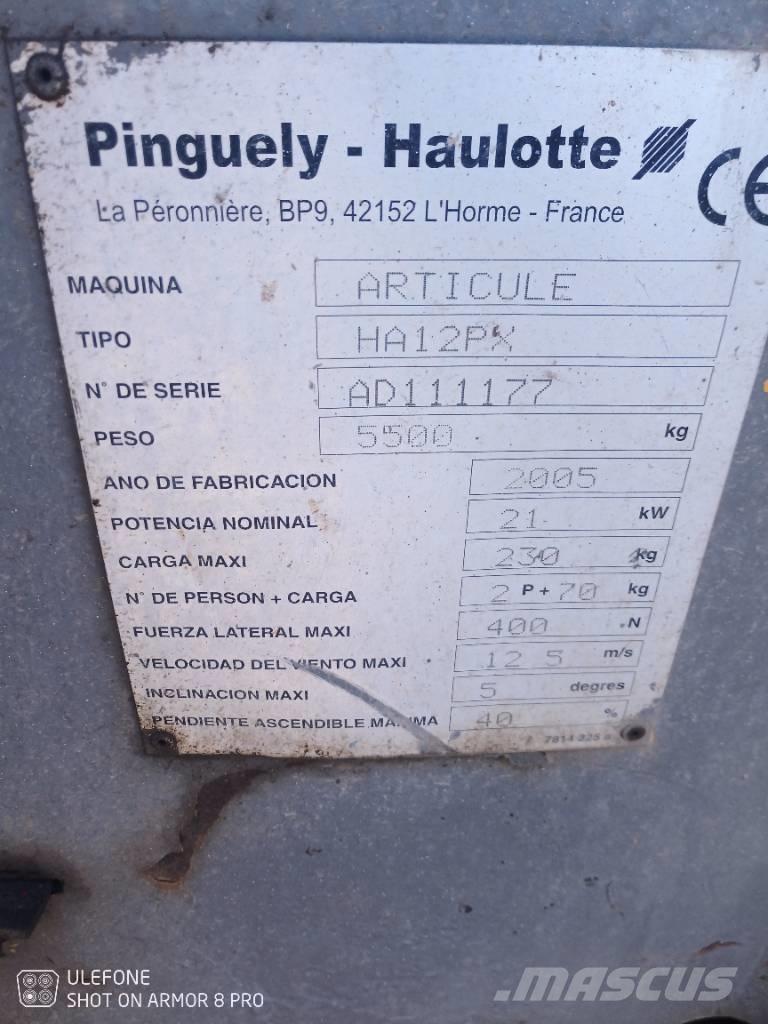 Haulotte HA 12 PX Articulated boom lifts