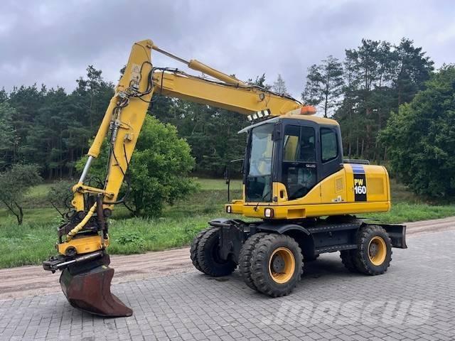 Komatsu PW 160 ES-7K Wheeled excavators
