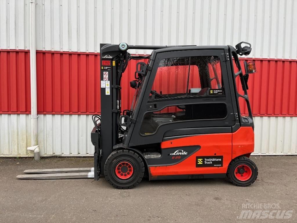 Linde E 25 Electric forklift trucks