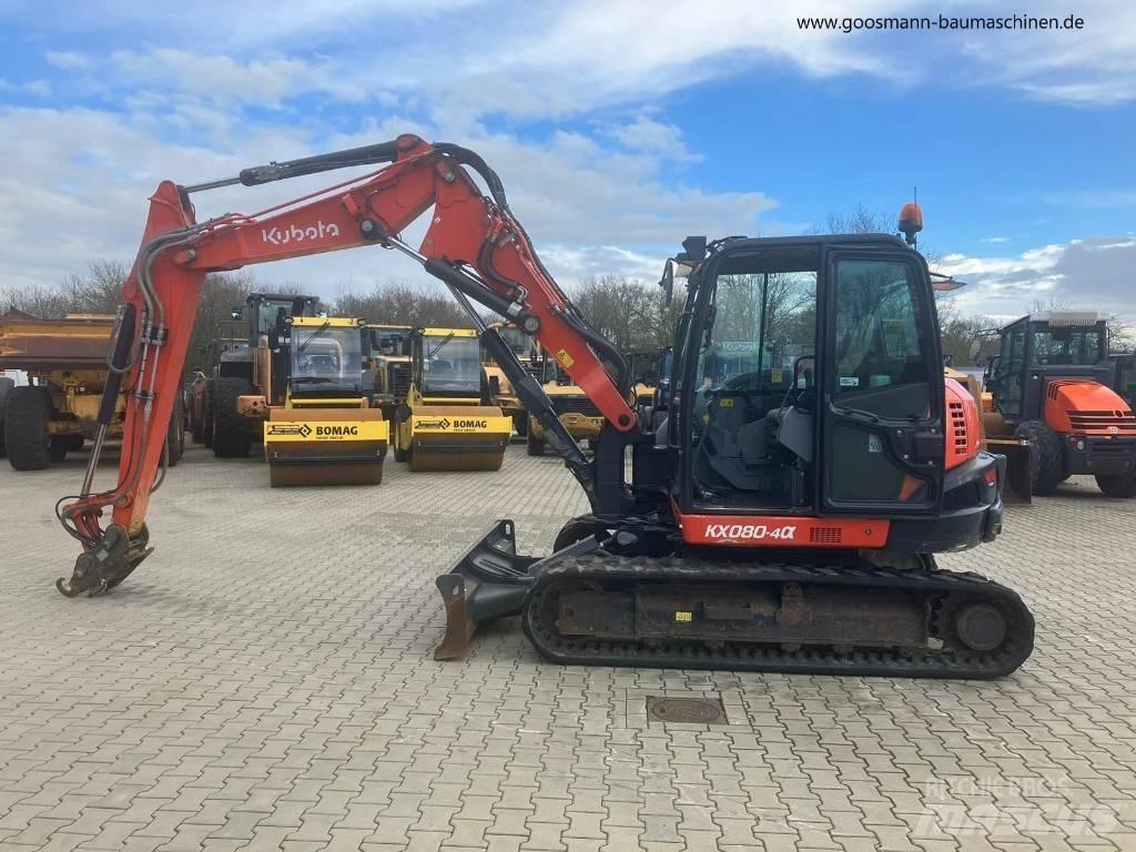 Kubota KX080-4a Mini excavators  7t - 12t
