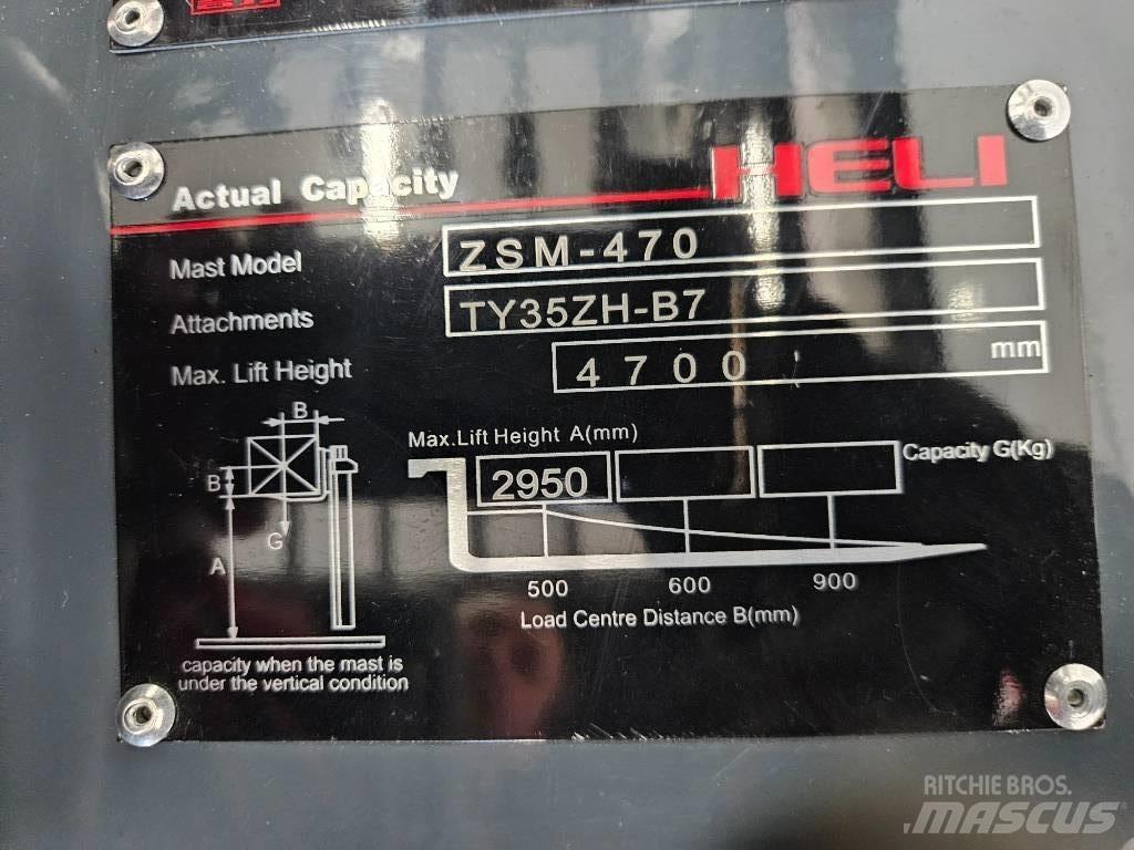 Heli CPCD 35 KU17G3 Diesel trucks