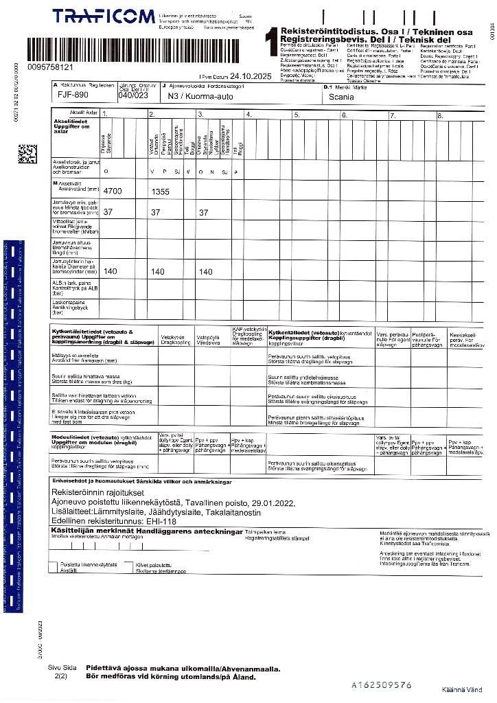 Scania R 500 Box trucks