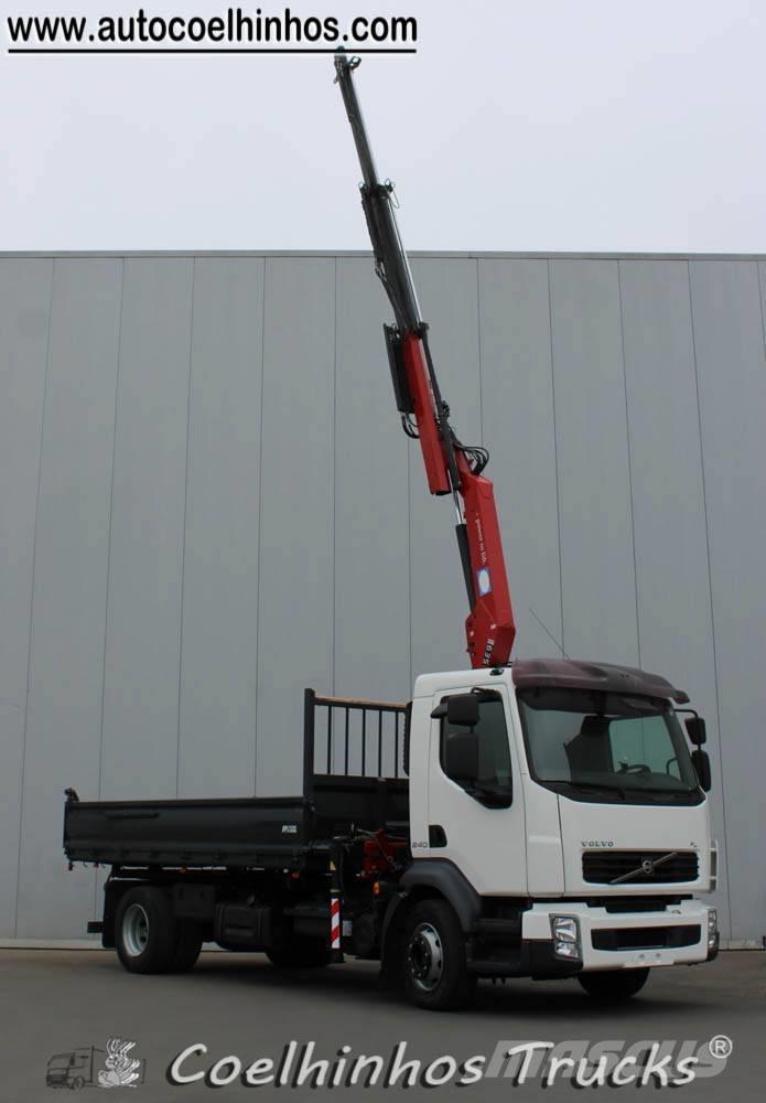 Volvo FL 240 + HMF 635 Tipper trucks