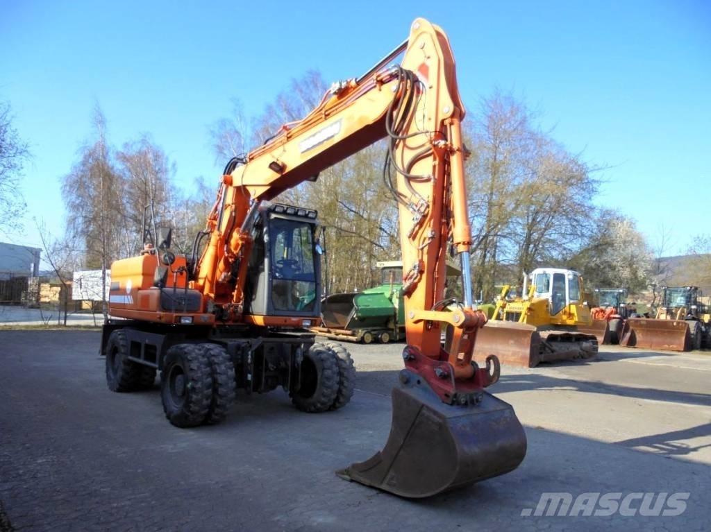 Doosan DX 160 W Wheeled excavators