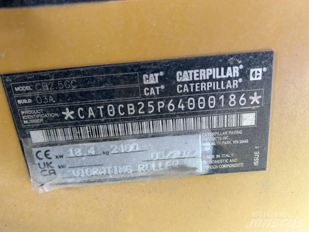CAT CB 2.5GC Twin drum rollers