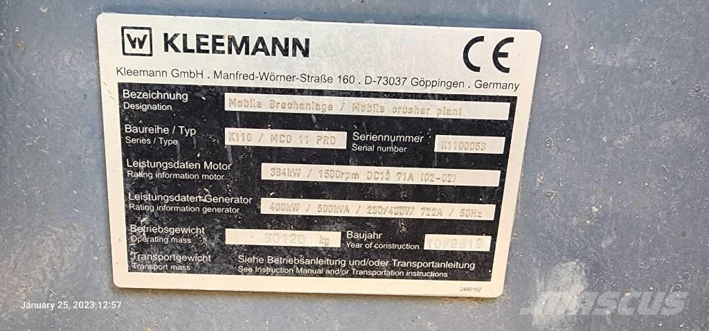 Kleemann MCO 11 PRO Crushers