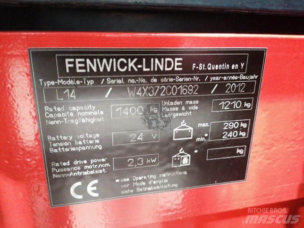 Linde L14 Pedestrian stacker